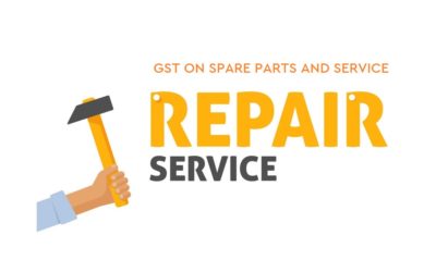 GST ON SPARE PARTS AND SERVICE