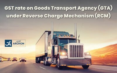 GST rate Goods Transport Agency (GTA) under Reverse Charge Mechanism (RCM)